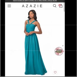 Jade dory azazie bridesmaids dress